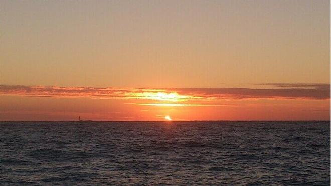 Django Sunday morning sunrise. Photo by boat © Suellen Hurling
